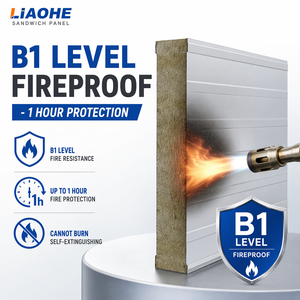 <span class=keywords><strong>Panneaux</strong></span> <span class=keywords><strong>sandwich</strong></span> en mousse métallique PU PIR Liaohe pour la construction de villas, hôpitaux, appartements, matériaux d'isolation pour bâtiments, vente en gros - Product Image 5