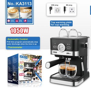 Máquina de Espresso Semiautomática Dsp de 20 Bares, Cafetera Multifuncional de Acero Inoxidable con Vaporizador para Uso Doméstico - Product Image 5