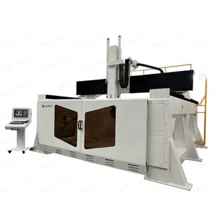 5 sumbu 3D cetakan perahu untuk Eps busa penggilingan kayu ukiran 5 sumbu Cnc Router mesin pertukangan Harga CA-2040