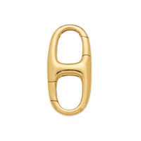 Fermoirs et connecteurs en or véritable 18K 14K pour la fabrication de bijoux DIY, composants et accessoires de joaillerie fine