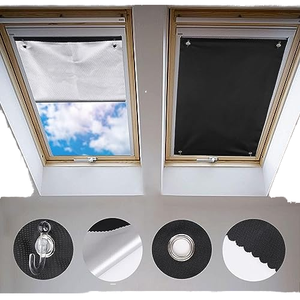 Blackout Roller <strong>Blinds</strong> 85*100 cm Anti-UV <strong>Suction</strong> Cup Sun Protection for Skylight Bedroom Garden - Product Image 1