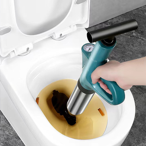 Hochdruck-Luft kolben Küche Badezimmer Toilette Abwasser rohr Toiletten stäbchen Abflussrohr reiniger Power Pipe Jetting Machine - Product Image 4