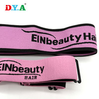 Vente en gros de bandeau ajustable avec logo personnalisé bande élastique de fusion en dentelle pour perruques