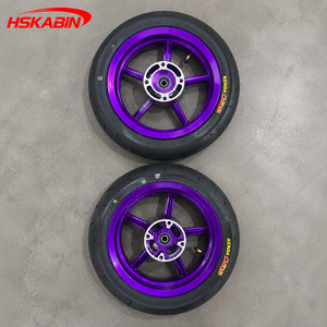 Set di Cerchi <span class=keywords><strong>e</strong></span> Pneumatici Viola da 12 Pollici, Ruote Curve Kenda Assemblate, Valinsu EM5 Pro RTR per Pneumatici Yozma Heybik Sumos - Product Image 2