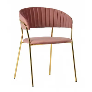 <span class=keywords><strong>Chaise</strong></span> <span class=keywords><strong>de</strong></span> loisirs en fer <span class=keywords><strong>de</strong></span> style nordique minimaliste, vente en gros d'usine, pour cafés et salons <span class=keywords><strong>de</strong></span> manucure, avec accoudoirs, dossier et tabourets <span class=keywords><strong>de</strong></span> maquillage - Product Image 3