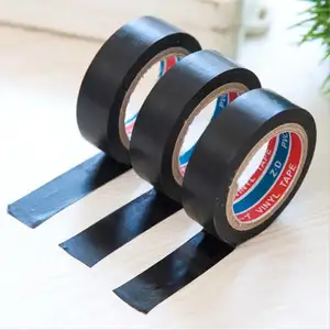 6M Black Electrician Wire Insulation Flame Retardant Plastic Tape Electrical High Voltage Self-adhesive Tape PVC Waterproof Tape