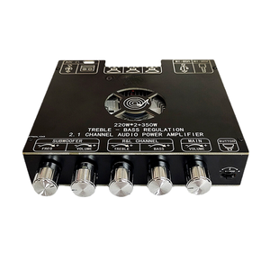 ซับวูฟเฟอร์เสียงสูงและเสียงต่ำ ZK-AS21 กำลังขับ 220W * 2 + 350W 2.1 แชนแนล บอร์ดโมดูลเครื่องขยายเสียงดิจิตอล TPA3255 BT - Product Image 3