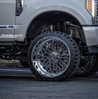 Jantes profondes personnalisées 22x10 22x12 6 trous pour camion 6x5.5 5x5.5 Bronze Aluminium Jantes de semi-remorque pour Ford F150 F250 RAM GMC