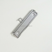 Fournitures de papeterie de bureau Checker Surface 120mm Argent Fil Plat Menus Conseil Clip Métal Presse-papiers Clips pour Fichier Dossier Dessin