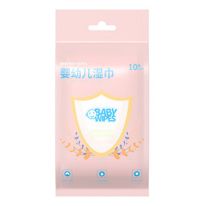 Lingettes humides pour bébé, paquet de 10, pH équilibré, douces, sans parfum, pour usage infantile - Product Image 2