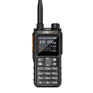 UV108D 5W <span class=keywords><strong>de</strong></span> mano <span class=keywords><strong>de</strong></span> doble banda para transceptor <span class=keywords><strong>de</strong></span> radio Walkie Talkie analógico AM FM NOAA UHF VHF HAM para transceptor <span class=keywords><strong>de</strong></span> radio - Product Image 1