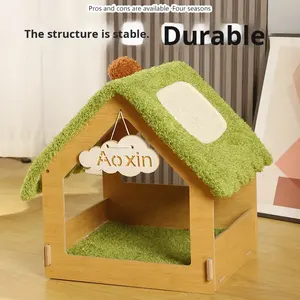 Sisal Forest House Tabla Rascadora Grande para Gatos, Tipo Zanahoria, Integrada, Resistente al Desgaste, No Desprende Residuos, Vertical, Para Uso Interior en Todas las Estaciones - Product Image 3