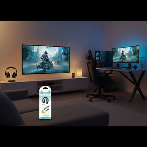 สายสัญญาณเสียงแซนด้าสเตอริโอ 6.35 มม. ยาว 5 ม. สำหรับทีวี คอมพิวเตอร์ เกมมิ่ง - Product Image 2