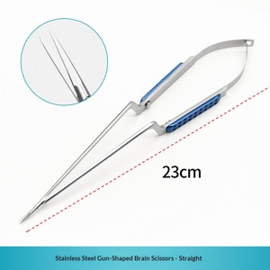 Instrumento de Neurocirurgia Manual em Forma de Pistola, Tesoura Micro em Aço Inoxidável e Titânio para Remodelação - Product Image 6