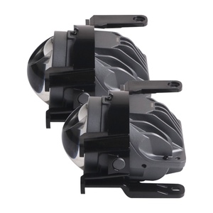 Feux avant LED Sanvi super lumineux 3 couleurs 3000K+6000K avec lentille antibrouillard, phare antibrouillard, faisceau bas et haut - Blanc Jaune - Product Image 4