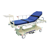 Vente flash : Chariot de transfert médical de luxe, chariot plat, clinique, hôpitaux, véhicules d'urgence pour le transfert des patients