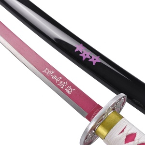 Espada Nichirin de 45 cm del Anime Japonés Demon Slayer, Réplica de Acero Inoxidable, Arma Samurái, Accesorio de <span class=keywords><strong>Cosplay</strong></span> de <span class=keywords><strong>Kanao</strong></span> <span class=keywords><strong>Tsuyuri</strong></span>, Juguete sin Afilar - Product Image 4