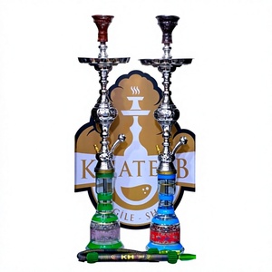 KHATEEB PREMIUM - Juego Completo de Cachimba Tradicional Jumbo (85 cm - Original Egipcio) - Product Image 3