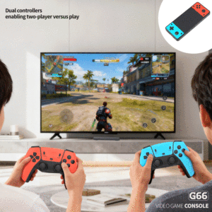 Consola de Videojuegos G66 para el Hogar, Control Inalámbrico para Dos Jugadores y Soporte para Joystick, Se Conecta al Televisor, Juego 3D a Gran Escala, Más de 20000 Juegos en Caja - Product Image 2