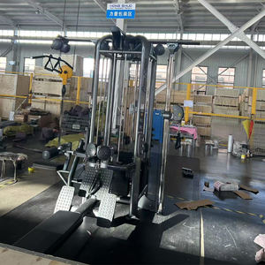 Équipement de fitness commercial pour la musculation des bras, avec système de câble à charge par broche, Multi-Jungle Triceps <span class=keywords><strong>Pushdown</strong></span> - Product Image 4