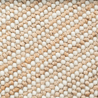 Tapis de chanvre durable tissé à la main fabriqué à partir de fibres de laine naturelles durables pour les intérieurs de maison modernes rustiques bohèmes et minimalistes