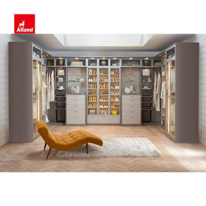 Ensemble d'organisateurs de rangement Alland, étagères en mélamine, meubles de luxe, système de dressing moderne et intelligent, armoire <span class=keywords><strong>pour</strong></span> chambre principale - Product Image 5