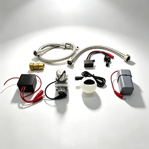 Chasseur d'eau électronique à double chasse ABS, économiseur d'eau, écologique, avec capteur et diffuseur intégré, mural, pour usage hôtelier - Product Image 1
