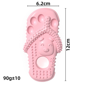 Jouet pour chien écologique, incassable et résistant, en TPR, multicolore, pour le nettoyage des dents et l'entraînement, forme mignonne - Product Image 4