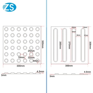 Piastrelle Tattili Antiscivolo in TPU PVC per <span class=keywords><strong>Esterni</strong></span>, Moderne e Classiche, per Supermercati e Ville - Product Image 6