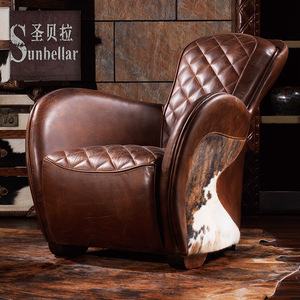 De piel de vaca de sillón reclinable sofá silla cine muebles de la Sala - Product Image 3