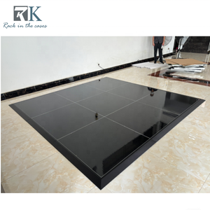 Black Dance Floor Panels Interlocking Dance Floor Event Dance Flooring for Wedding Hotel Trade Show Use - Product Image 4