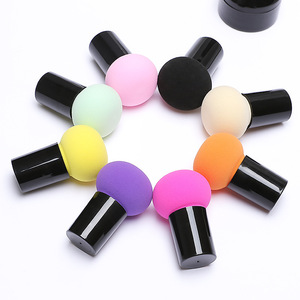 Éponge à tête ronde, outil de maquillage de beauté, petit coussin d'air, humide et sec, BB crème - Product Image 1