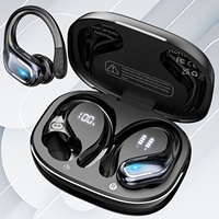 Casque sans fil BX27 New BT5.4, écouteurs True Wireless TWS, étanches, intra-auriculaires, pour jeux, avec étui de charge LED