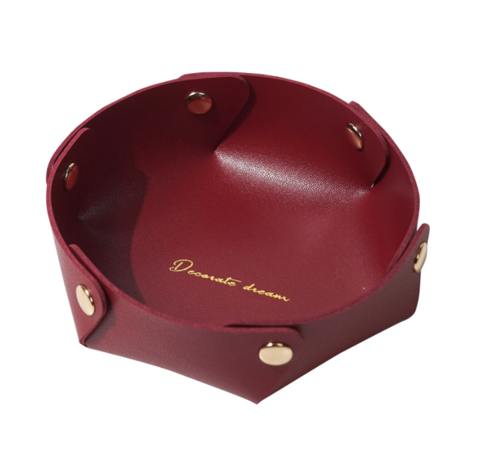 Оптовая продажа, Круглый Настольный ящик для хранения ключей, дверей, косметики, ювелирных изделий, крыльца, контейнер для хранения мусора, лоток для хранения