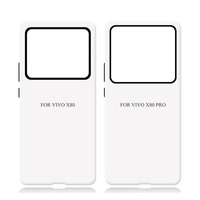 Coque de téléphone Vivo X80 3D robuste en TPU+PC, sublimation 2-en-1, design personnalisé, résistante à la saleté, antichoc, porte-cartes, vente au détail