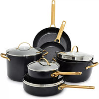 Set peralatan masak aksesori kichen multifungsi, peralatan dapur set peralatan masak tidak lengket memasak tanpa lengket