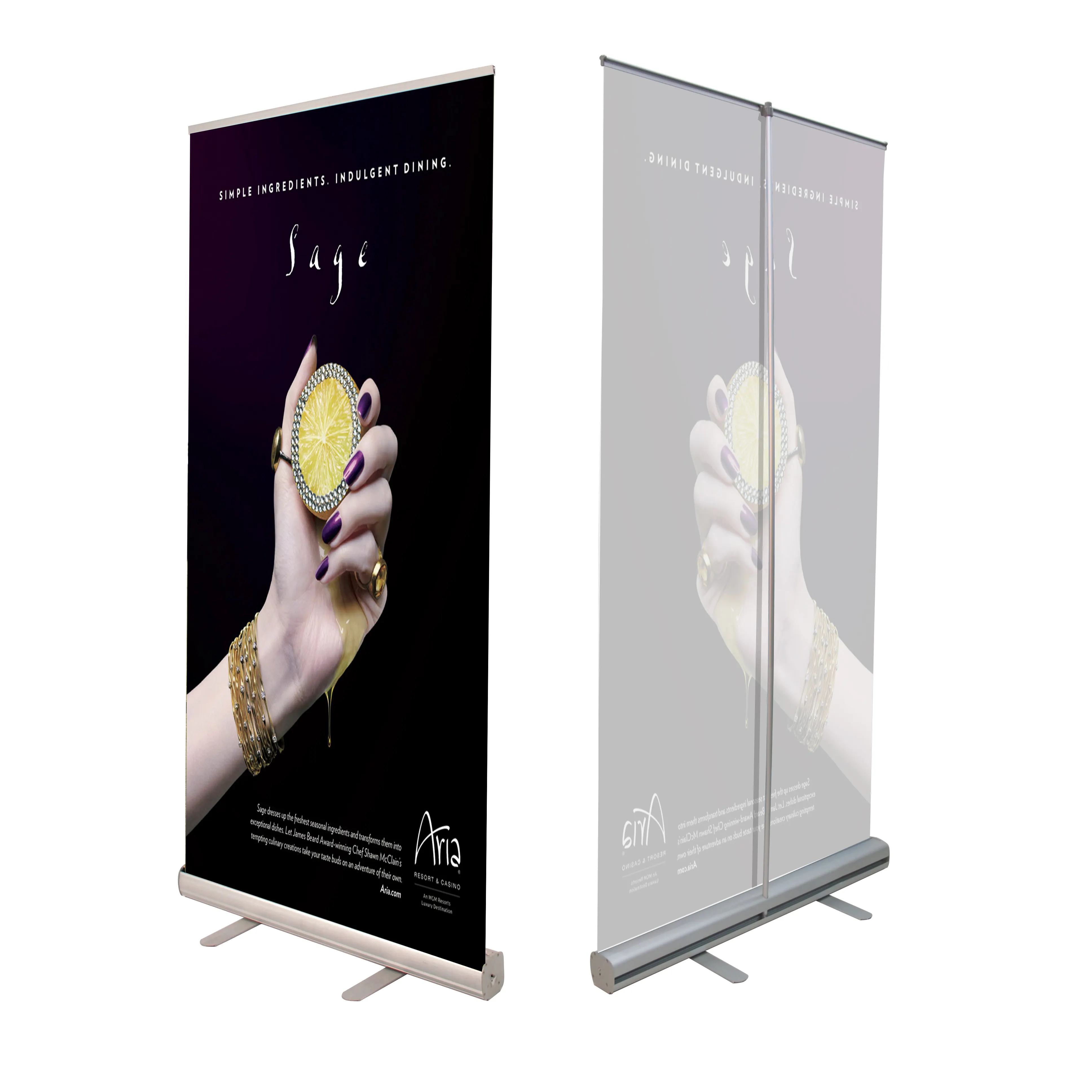 Factory Price Wholesale roll up 85x200 Advertising Custom rollup stand retractable Promotion roll up banner display for Event