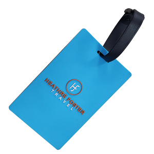 Étiquettes de bagages personnalisées avec logo, en silicone et en PVC, pour l'identification des bagages - Product Image 3