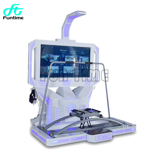 Amusement Park Indoor Equipment 9d Vr Simulator Game Console Vr Sports Ski Equipment Hot Sale
