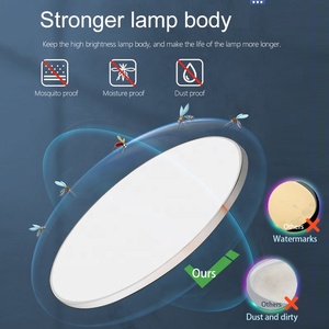 Hiện đại bảng điều chỉnh ánh sáng vòng dẫn ánh sáng Trần cho phòng khách bề mặt gắn tri-proof đèn cho dân cư sử dụng - Product Image 2