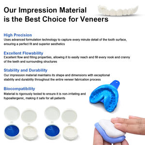 Smile Find Kits de moulage dentaire multi-usages en silicone pour empreintes dentaires, pour dentisterie, usage hygiénique et personnalisation de facettes - Product Image 3