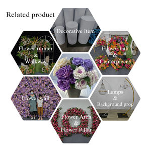 ดอกไม้ประดิษฐ์ 5 หัว แบบดอกกุหลาบราชินีไทย ผ้าไหม สำหรับตกแต่งแจกัน งานแต่งงาน ตกแต่งภายใน ต้นไม้ประดิษฐ์สีเขียว - Product Image 5