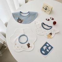 Bavoirs pour bébés nouveau-nés de 0 à 3 ans, imperméables, en coton, classe A, rotation à 360 degrés, conçus pour éviter les éclaboussures et les fuites.