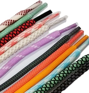 Custom-Made Casual Pants Reflective Polyester <b>Shoelaces</b> Hot-Selling Transparent Cap <b>Ropes</b> Wax <b>Rope</b> Bags Garments Drawcords - Product Image 1