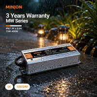 Offre Spéciale : Alimentation LED simple étanche IP67, 200W AC, 12V DC, PFC actif, Driver SMPS à PF élevé, Entrée universelle 90-264V