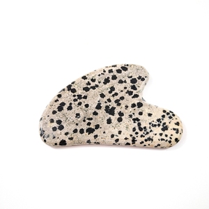 Massage <span class=keywords><strong>gua</strong></span> <span class=keywords><strong>sha</strong></span> en dalmatiane, jaspe, cœur de Style chinois, naturel, pour le visage et le <span class=keywords><strong>cou</strong></span> - Product Image 6