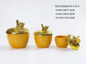 Tarros de cerámica para dulces de Navidad, tarro de almacenamiento creativo de cerámica para galletas familiares - Product Image 6