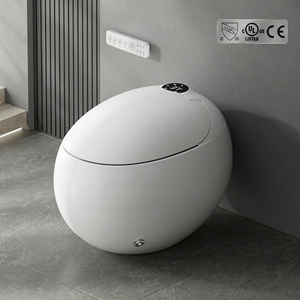 Inodoro Inteligente de Cerámica, Inodoro con Control Remoto, Operación Automática, Montado EN EL Suelo, Forma de Huevo, Nueva Creación - Product Image 1