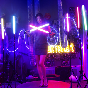 RK76 aluminium de poche RGB <span class=keywords><strong>TiK</strong></span> <span class=keywords><strong>tok</strong></span> LED <span class=keywords><strong>Tube</strong></span> lumière support lampe panneau télécommande Fluorescent coloré RGB lumière bâton barre - Product Image 3