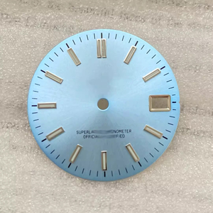 Sanyin, marca de lujo, segundo reloj de pulsera, esfera de 25mm, caja de Metal con diseño de meteorito 3D, fabricante de accesorios en blanco grabado personalizado - Product Image 1